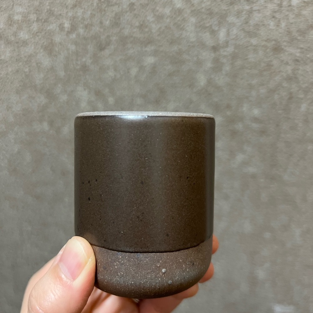 East Fork Pottery Tiny Cup in Molasses